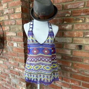 Colorful Geometric Millau Top
